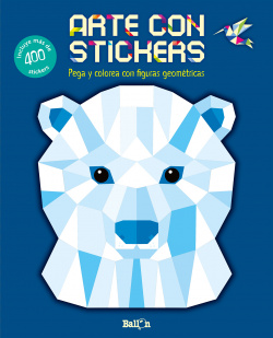 ARTE CON STICKERS OSO