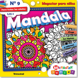 MANDALA JUNIOR COLOREA Y DISFRUTA 09