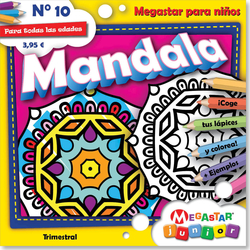 MANDALA JUNIOR COLOREA Y DISFRUTA 10
