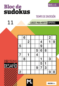 BLOC DE SUDOKUS 11 ("DESAFO") NIVEL 4-6