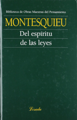 DEL ESPIRITU DE LAS LEYES