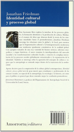 IDENTIDAD CULTURAL Y PROCESO GLOBAL