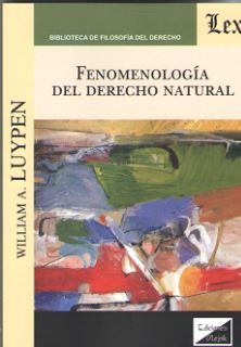 FENOMENOLOGIA DEL DERECHO NATURAL