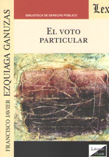 VOTO PARTICULAR, EL