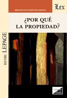 POR QUE LA PROPIEDAD