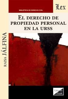 DERECHO DE PROPIEDAD PERSONAL EN LA URSS