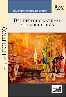DEL DERECHO NATURAL A LA SOCIOLOGIA