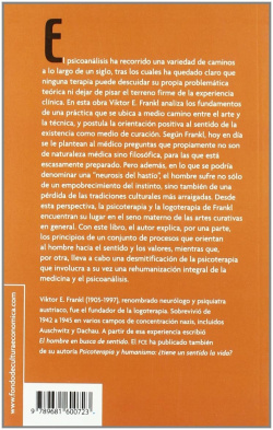 Psicoanálisis y existencialismo : de la psicoterapia a la logoterapia