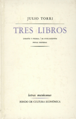 Tres libros : ensayos y poemas : De fusilamientos : Prosas dispersas