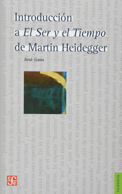INTRODUCCIÓN A SER Y TIEMPO DE MARTIN HEIDEGGER