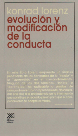 EVOLUCION Y MODIFICACION DE LA CONDUCT