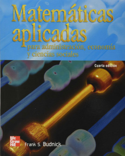 Matematicas apli.adm.economia,ciencias sociales