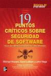 19 puntos criticos sobre seguridad de software