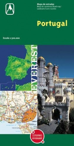 MAPA DE ESTRADAS DE PORTUGAL: ESCALA 1:300.000