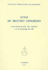 Actas do 2º Congresso da AssociaÇao Internacional de Lusitanistas