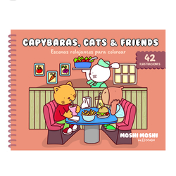 Capybaras, cats & friends ("Moshi Moshi")