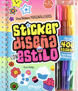 Sticker diseña con estilo; 400 stickers