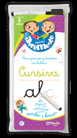 MINI ABREMENTE CURSIVA PARA ESCRIBIR Y BORRAR