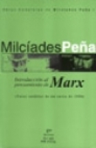 INTRODUCCION AL PENSAMIENTO DE MARX