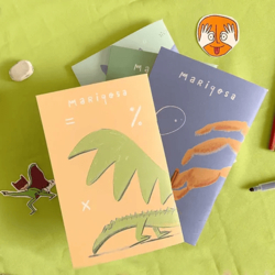 Caderno quadriculas dragao