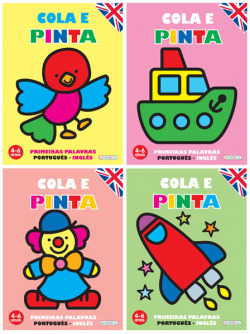 COLA E PINTA - PRIMEIRAS PALAVRAS PORTUGUÊS-INGLÊS