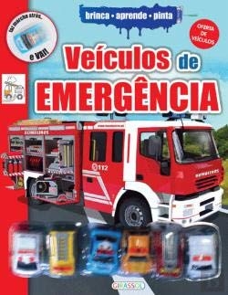 VEICULOS DE EMERGÊNCIA-BRINCA, APRENDE E PINTA