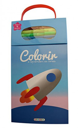 COLORIR E APRENDER AS CORES-AZUL-FOGUETÃO