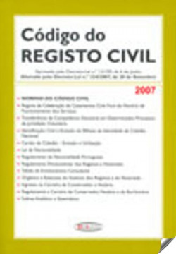 Código do Registo Civil 2007