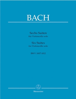 SIX SUITES FOR CELLO SOLO BWV 1007-1012 J.SEBASTIAN BACH