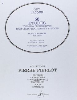 50 Études Faciles et Progressives Volume 1 - Hautbois