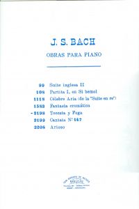 Toccata y fuga en Re menor