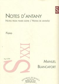 Notes d´antany