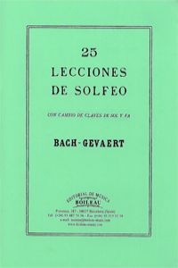 25 lecciones solfeo con cambio claves de Sol y Fa