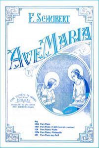 Ave María para piano