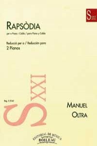 Rapsodia, reducción para 2 pianos