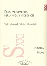 Dos moviments per a violi i violoncel