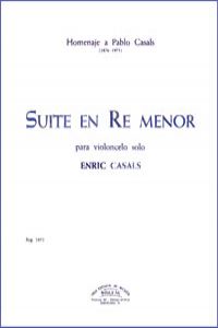Suite en Re menor para violonchelo solo