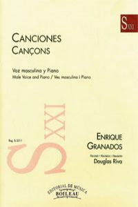 Canciones/cançons voz masculina y piano