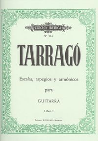 Tarrago:escalas, arpegios, armonicos