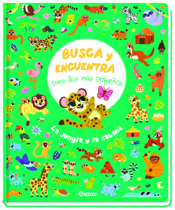 Busca y Encuentra para los más pequeños. La jungla y la sabana.