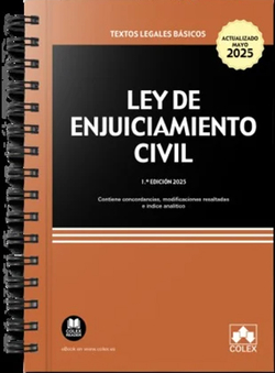 Ley de Enjuiciamiento Civil (ENCUADERNACIÓN CON ESPIRAL)