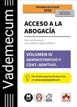 VADEMECUM ACCESO A LA ABOGACIA. VOLUMEN IV. 2026