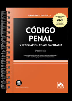 Código penal y legislación complementaria (ENCUADERNACIÓN CON ESPIRAL)