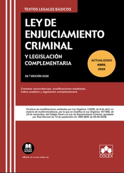 026 LEY ENJUICIAMIENTO CRIMINAL Y LEGISLACION COMPLEMENTARIA