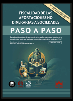 Fiscalidad de aportaciones no dinerarias a sociedades