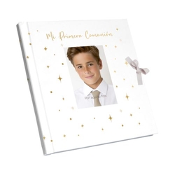 LIBRO FOTOS COMUNION HOLOGRÁFICO NIÑO