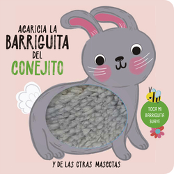 Acaricia la barriguita del conejito