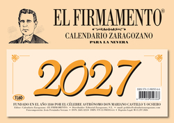Calendario nevera zaragozano 2027