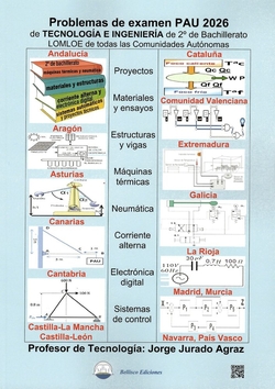 PROBLEMAS DE EXAMEN PAU 2026 DE TECNOLOGIA E INGENIERIA