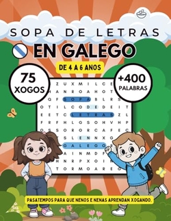 Sopa de letras en galego de 4 a 6 anos